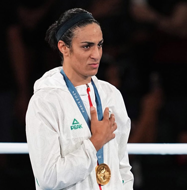 Imane Khelif pugile algerina esclusa dalle competizioni sportive